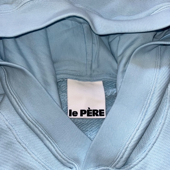 Le Pere - Baby Blue Domo Hearts Hoodie - Picture 2 of 4